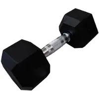 Softee Hex Dumbbell 6kg Argenté 6 kg