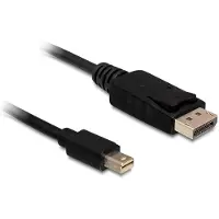DeLOCK 3m Displayport Cable mini DisplayPort Noir