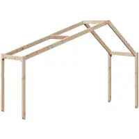 vidaXL Toit pour lit d'enfant 213x85,5x144,5 cm Pin massif