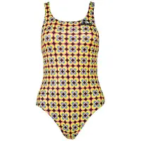 Turbo Flower 70 Swimsuit Jaune 3XL Femme
