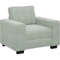 vidaXL Fauteuil gris clair 100x77x82 cm Velours