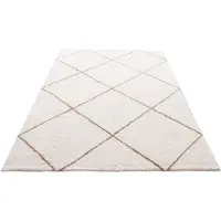 Vevor Tapis Salon Chambre Poil Long 1,83 x 2,74 m Tapis Moderne de Décoration Intérieur Rectangulaire en Peluche Moelleux Épais et Résistant Envers Antidérapant pour Salon