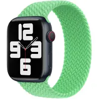 Apple Bracelet Solo tressé Watch | 38/40/41/42 mm - Taille 1 - Bright Green