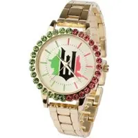 Wicked Montres bracelets de - Logo - pour Femme - couleur or - Taille Standard