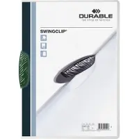 Durable Chemise Swingclip , format A4, PP, avec clip, vert