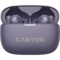 Canyon CNS-TWS10PL Casque et écouteurs True Wireless Stereo (TWS) intra-auriculaire Appels/Musique/Sports/Tous les jours USB Type-C Bluetooth Violet (CNS-TWS10PL)