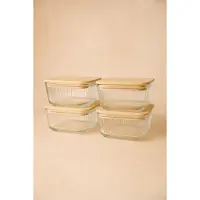 Hermia Vault Storage Box Set 8 Pieces, Boîte de conservation, Transparent