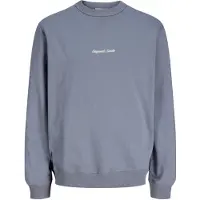 Jack & jones Plus Sweat-shirt 'JORNorrebro' bleu-gris
