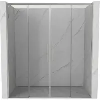 Mexen Rox Porte coulissante pour douche 140 cm, transparente, chromée - 8C2-140-000-01-00