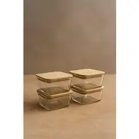 Hermia Vault Storage Box Set 8 Pieces, Boîte de conservation, Transparent