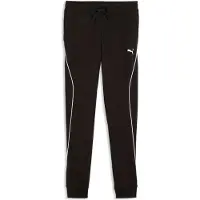 Puma Pantalon de sport noir / blanc