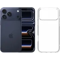 Apple iPhone 17 Pro Max 1 To Bleu + BlueBuilt Protective Back Cover Transparent