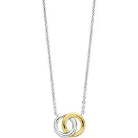 Ti sento COLLIER PRATA Argent 925 sans pierre précieuse Argent sans pierre précieuse, (Argent sterling 925, Or jaune)