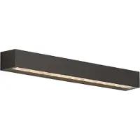 QAZQA Applique murale d'extérieur industrielle noire 55cm LED incluse IP65 - Hannah