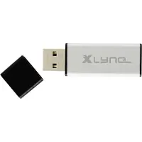Xlyne Alu (8 Go, USB-A), Clé USB, Argent