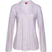 s.Oliver Chemise de nuit bordeaux / blanc