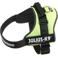 Julius-K9 Harnais Animal - 162ne-3 - Harnais K9 Power, Taille: 2xl/3, Vert Fluo