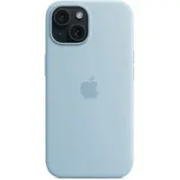 Apple Coque en silicone MagSafe pour iPhone 15 Plus - Light Blue