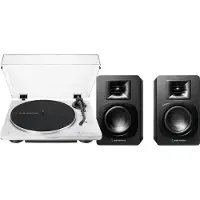 Audio-Technica Audio Technica AT-LP70xBT Blanc + ATH-SP3X Noir
