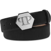 Philipp Plein Ceinture 'Hexagon' noir