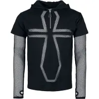 Heartless T-shirt manches longues Gothic de - Draven - Haut - M - 4XL - pour Homme - noir - Taille XL