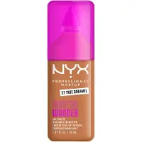 Nyx Make ‘Em Wonder fond de teint léger matifiant teinte 27 True Caramel 30 ml