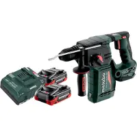 Metabo KH 18 LTX BL 24 Marteau perforateur sans fil 18 V 2,2 J SDS Plus Brushless + 2x batterie LiHDX 4,0 Ah + chargeur