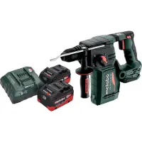 Metabo KH 18 LTX BL 24 Marteau perforateur sans fil 18 V 2,2 J SDS Plus Brushless + 2x batterie LiHD 5,5 Ah + chargeur