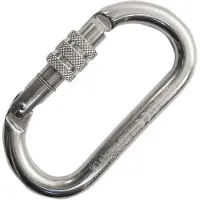 Kong Italy Mousqueton à Vis Oval Alu Classic