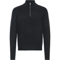 Casual Friday Pull-over ' CFHEINE halfzip ' bleu foncé