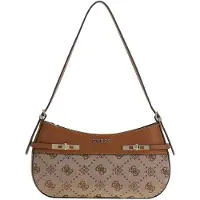 GUESS Sac Bandoulière Melinda Logo Tri Com Latte Logo JP990217