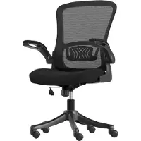 LifeGoods Ergonomic Office Chair - Chaise de bureau - Réglable - Adultes - Noir
