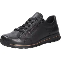 Ara Baskets basses 'Schnürschuh Damen 12-24801 30 Echtleder in schwarz' noir