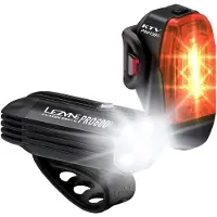 Lezyne Fusion Drive Pro 600+ / Ktv Drive Pro+ Light Set Argenté 600 / 150 Lumens
