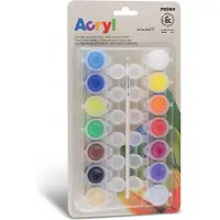 Primo Peinture acrylique 14 x 4.5 ml, multicolore (4.50 ml)