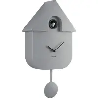 Karlsson Horloge murale moderne Cuckoo gris