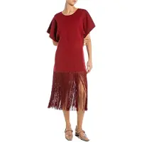 Replay Dk3909.000.g23896 Short Sleeve Short Dress Rouge 2XS Femme