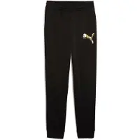 Puma Pantalon de sport 'Ess' or / noir