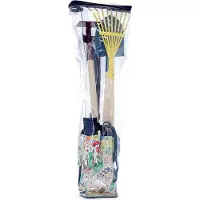 Vilac Set d'outils de jardinage - - Grand set de jardinier - Bois et métal - Pour enfants de 3 à 10 ans - 70 cm