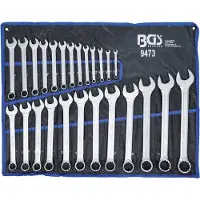 Bgs Jeu de clés mixtes (1", 1/2", 1/4", 11/16", 11/32", 13/16", 15/16", 19/32", 25/32", 3/4", 3/8", 5/16", 5/8", 7/16", 7/8", 9/16", 9/32")