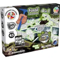 Science For You 4 In 1 Glow In The Dark Excavation Game Vert