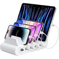 Musthavz Station de Charge Famille 150W - Blanc - MHCRST150WHT