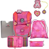 DERDIEDAS ErgoFlex Tiny Roses Set cartable 5 pièces