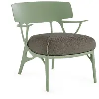Kartell A.I. Lounge Indoor | Green|Hazelnut