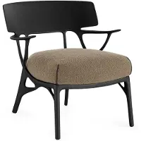 Kartell A.I. Lounge Indoor | Black|Dove Grey