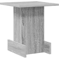 vidaXL Table D'appoint Gris Sonoma 35,5 X 35 X 40 Cm Bois D'ingénierie