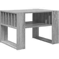vidaXL Table basse gris Sonoma 66 x 49,5 x 45 cm Bois composite