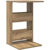 vidaXL Table d'appoint Chêne artisanal 40 x 35 x 60,5 cm