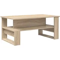 vidaXL Table basse en chêne Sonoma 90 x 50 x 40 cm Bois composite