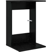 vidaXL Table d'appoint Chêne noir 40 x 38 x 62,5 cm Bois d'ingénierie